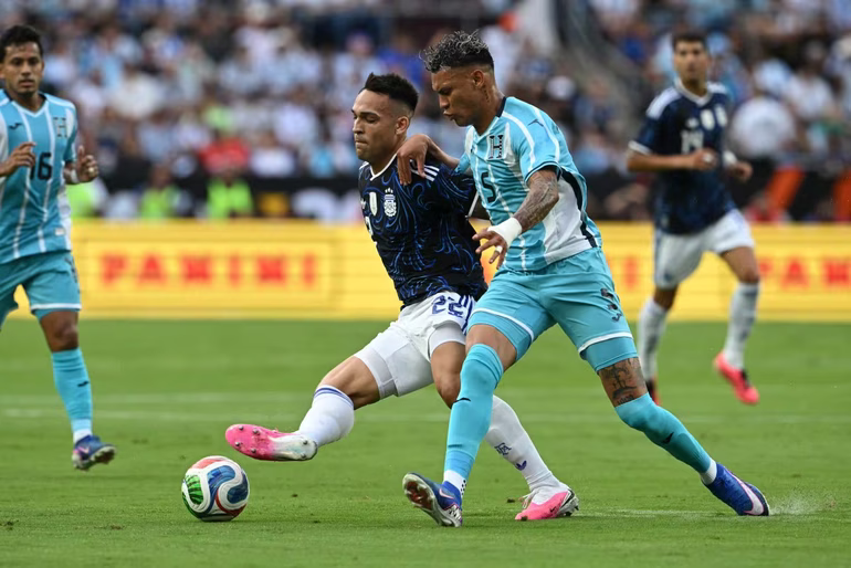 La Selección Argentina anotó el primer gol de la Selección Argentina.&nbsp;