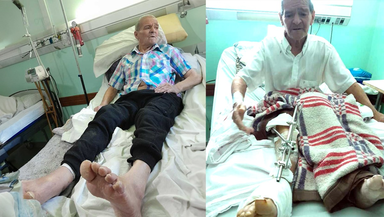 El mal momento del abuelo que camina de Oro a Cipo y hace dedo en Ruta Chica