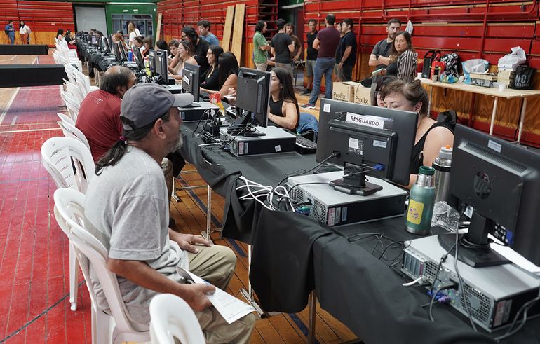 En el último día del relevamiento asistieron 1821 beneficiarios de programas sociales.&nbsp;