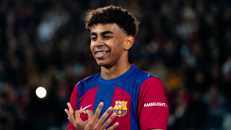 Lamine Yamal emergió como figura en el Barcelona.