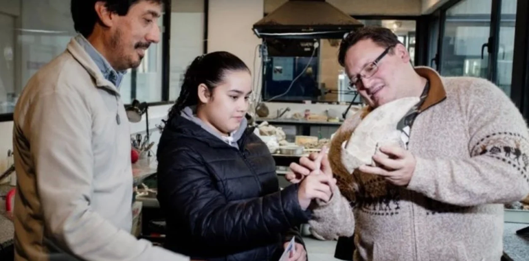 Una nena halló restos fósiles del perezoso más grande del mundo