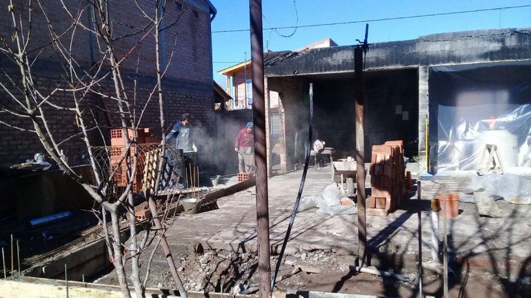 La casa que se levanta a fuerza de la solidaridad