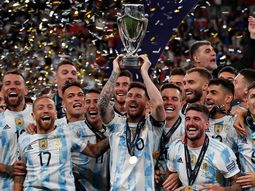 Se canceló la Finalissima entre Argentina y España. Foto: ADRIAN DENNIS. Se canceló la Finalissima entre Argentina y España. Foto: ADRIAN DENNIS.