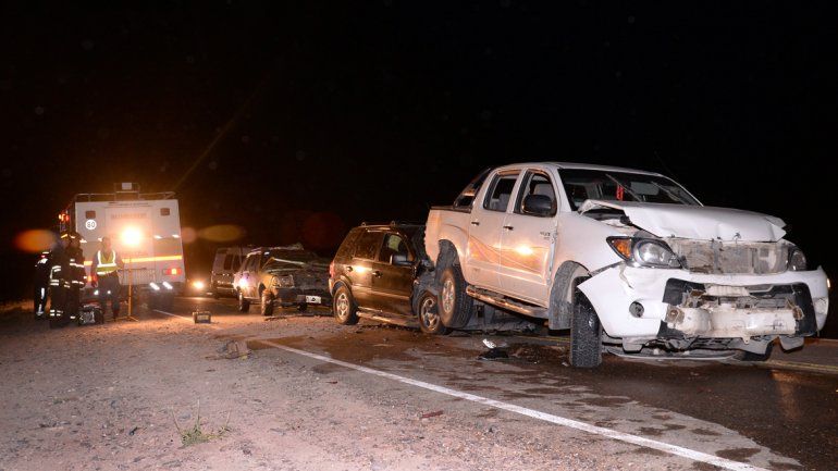 Accidente entre El Chocón y Arroyito