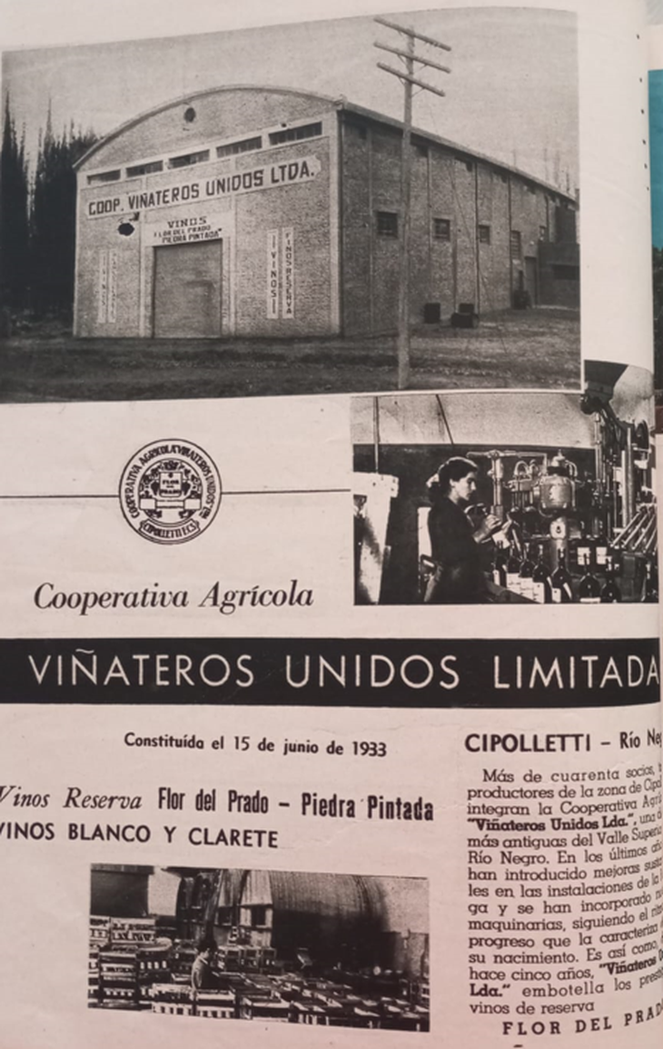 La cooperativa en los medios de la época. Foto: gentileza Osvaldo Preiss. La cooperativa en los medios de la época. Foto: gentileza Osvaldo Preiss.