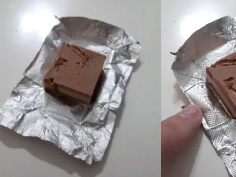 Video viral: compró un famoso chocolate argentino y encontró gusanos