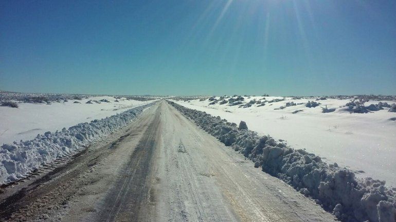 Mirá como está la ruta 46: cortada por la presencia de nieve y hielo