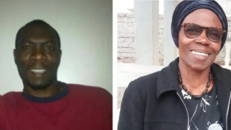 Stephen Munyakho y su madre
