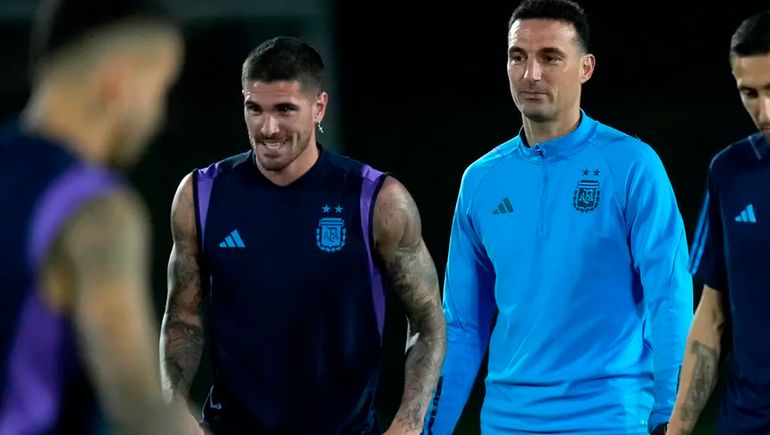 Lionel Scaloni reveló cuál es el apodo de Rodrigo De Paul en la Selección