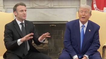 Tenso encuentro entre Donald Trump y Emmanuel Macron Tenso encuentro entre Donald Trump y Emmanuel Macron