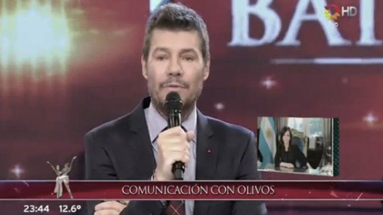 Tinelli le respondió a Cristina por las escuchas: Me trata de idiota