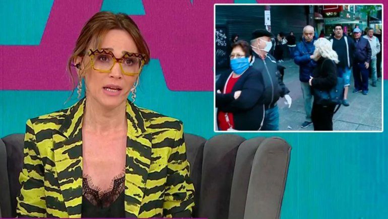 Vero Lozano se mostró triste por el caos en los bancos