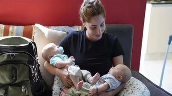 Finalmente la madre mendocina de gemelos pudo saber cuál era cuál