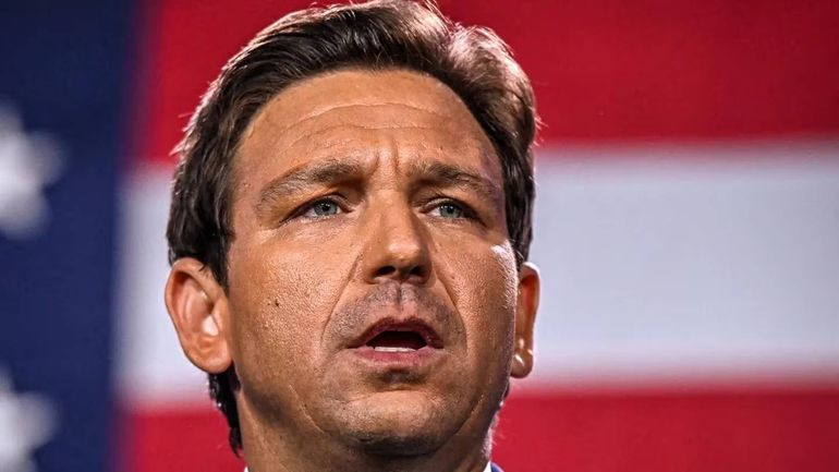 Ron DeSantis le deja el camino allanado a Donald Trump en su carrera a la Casa Blanca. Foto: AFP.