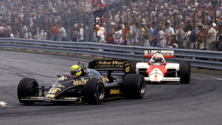 Lotus 98T 1986 que manejó Ayrton Senna.&nbsp;
