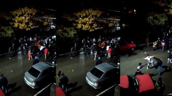 se agarraron a pinas a la salida de un boliche se agarraron a pinas a la salida de un boliche