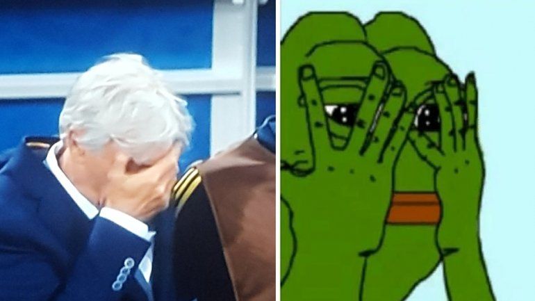 El sufrimiento de Pekerman en los penales explotó en las redes