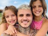 Capricho de la madre: Mauro Icardi contó todo sobre sus hijas desde Turquía
