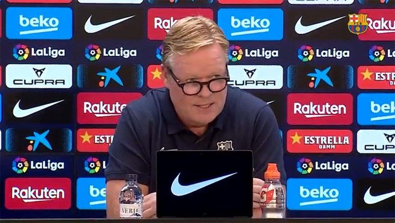 El discurso de Koeman por la crisis del Barsa y el peso de la salida de Messi