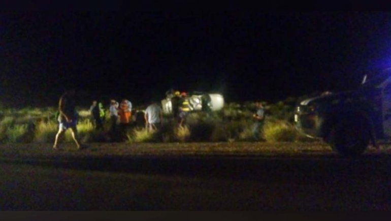 Murió una adolescente en un vuelco cerca de Plaza Huincul