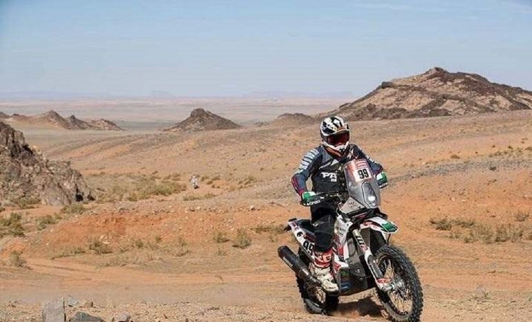 Santiago Rostan contó porqué tiene que correr tan abrigado en el Dakar