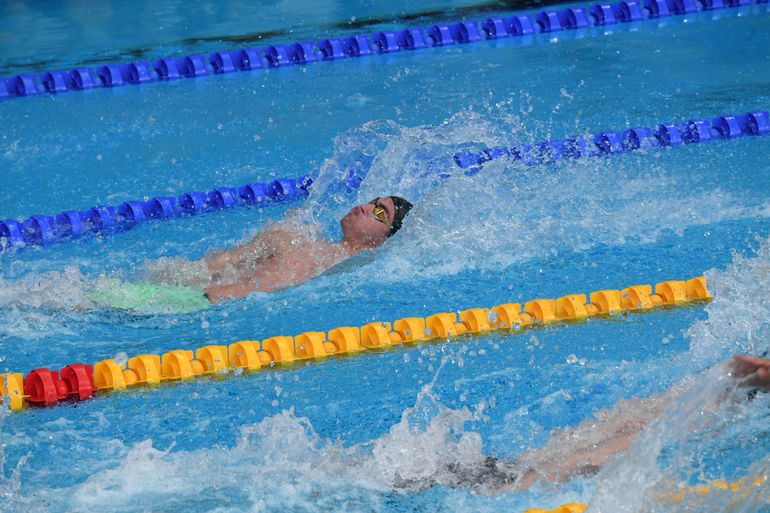 Agustín Hernández participó de la serie de la posta 4x100 combinada que le dio el pase a la final a Argentina, que luego quedó en la sexta posición, aunque el neuquino no integró el cuarteto que afrontó la definición. Foto: Sergio Dovio. Agustín Hernández participó de la serie de la posta 4x100 combinada que le dio el pase a la final a Argentina, que luego quedó en la sexta posición, aunque el neuquino no integró el cuarteto que afrontó la definición. Foto: Sergio Dovio.