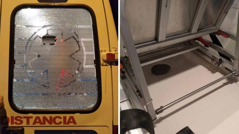 Nuevo ataque al SIEN: apedrearon y persiguieron una ambulancia durante Año Nuevo