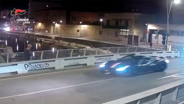 Video: Leclerc persiguió en su Ferrari a los ladrones que lo asaltaron