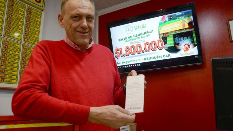 El afortunado ganador apostó en la agencia de Avenida Argentina 8.&nbsp;