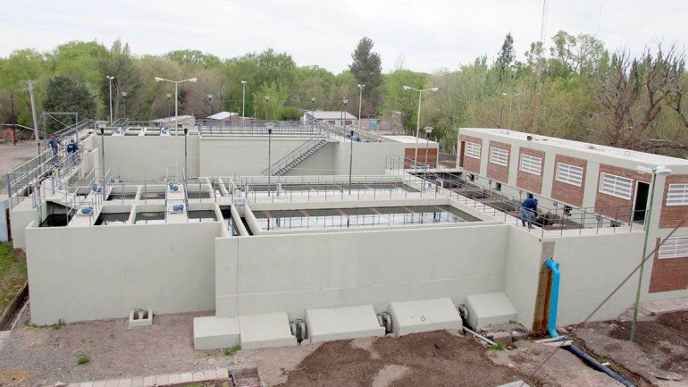 La planta cuando estaba en plena etapa de construcción