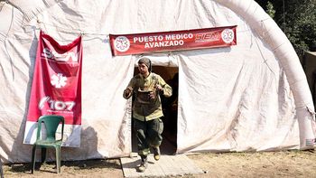 El SIEN presente con un hospital de campala y un gabinete psicológico / Fotos Omar Novoa-Enviado Especial