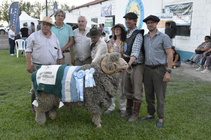 Campe&oacute;n Supremo, de la Caba&ntilde;a Rio PIco, de Chubut, de la familia de Juli&aacute;n Gonzalo.