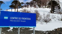 Paso Internacional Pino Hachado cerrado.