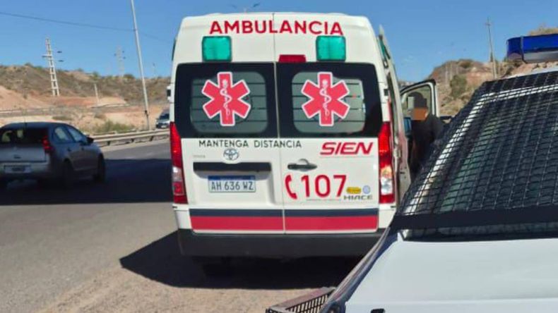 Sucedió este jueves por la tarde en la ruta provincial 7. | LM Neuquen Sucedió este jueves por la tarde en la ruta provincial 7.