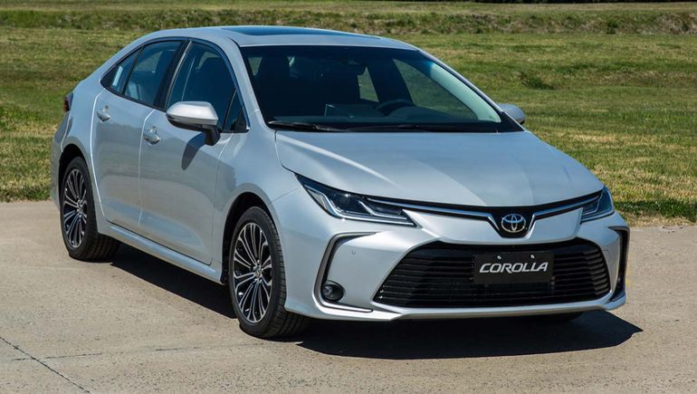 El Toyota Corolla, que fue lanzado en 2019.
