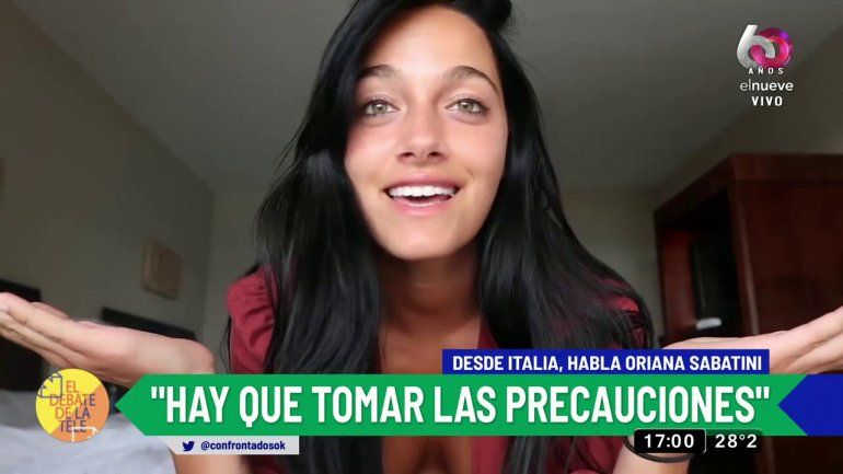 Oriana habló con Vero sobre el coronavirus