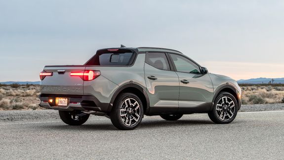 La Hyundai Santa Cruz se vende en Norteamérica y podría ser musa inspiradora de una de las nuevas pickups que desarrollarán para nuestra región. Foto: Hyundai.&nbsp;
