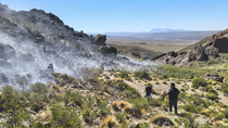 Neuquén enfrenta incendios a diario. Neuquén enfrenta incendios a diario.