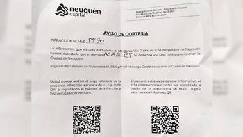 Las notificaciones de la Municipalidad de Neuquén con el código QR son legítimas.