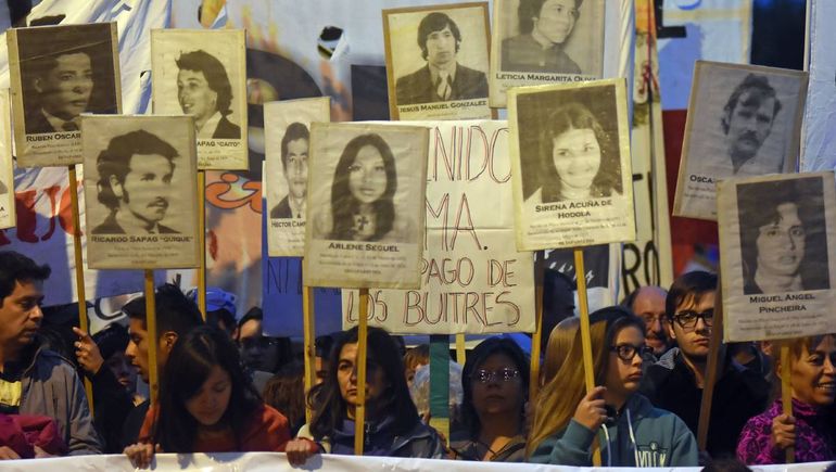 La dictaura cívico miltar dejó miles de desaparecidos entre 1976 y 1983.