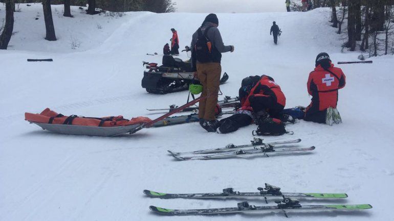 Los rescatistas del cerro