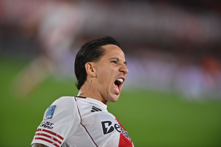 Driussi abrió el marcador para River.