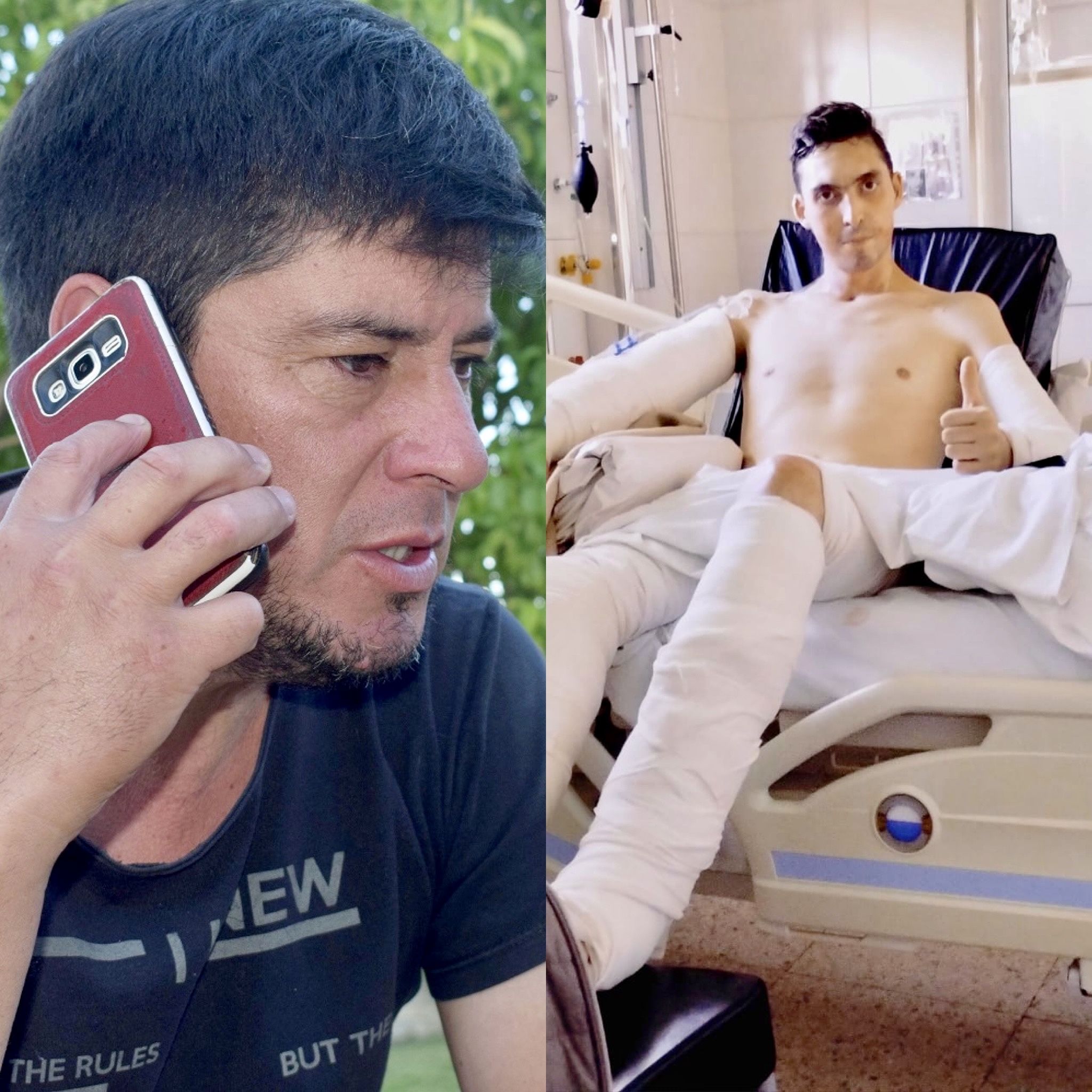 Estuvo 17 días inconsciente y se reencontró con el joven que le salvó la vida