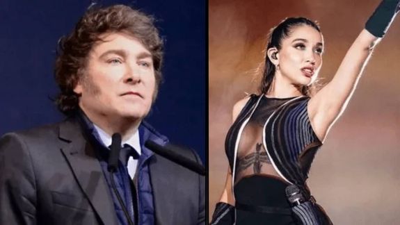 Javier Milei criticó el pase de María Becerra en la Fiesta de la Confluencia 2025