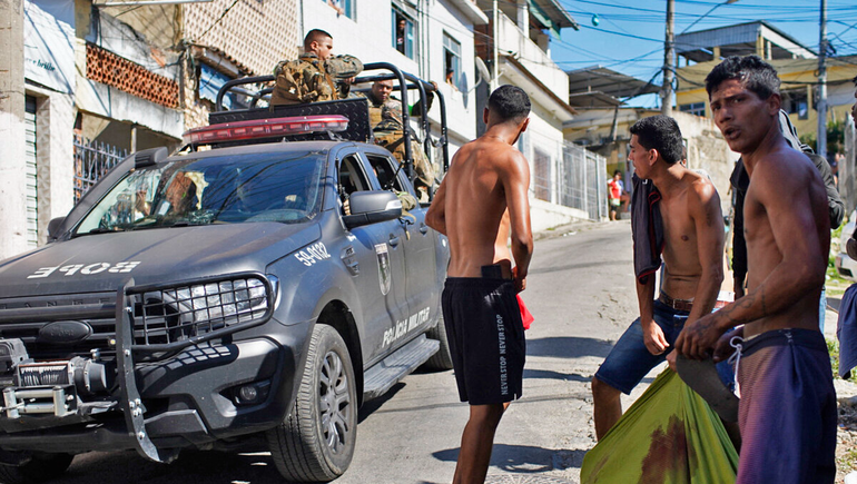 Un operativo policial dejó 18 muertos en una favela