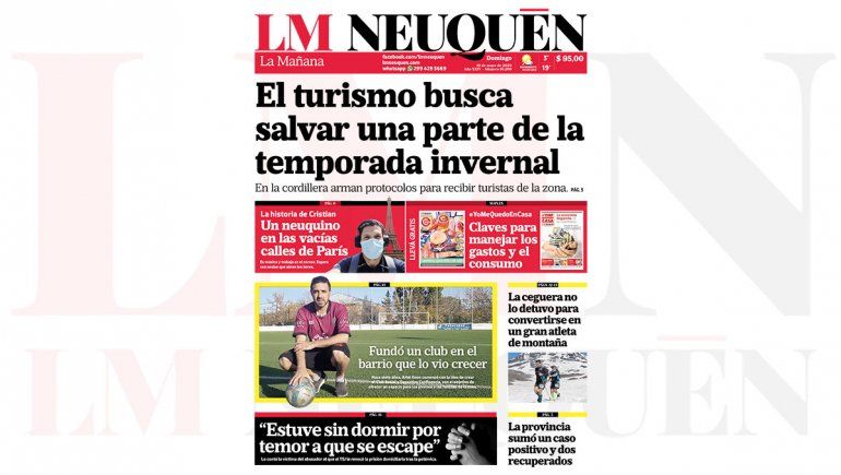 Repasá página por página la edición impresa de LMN