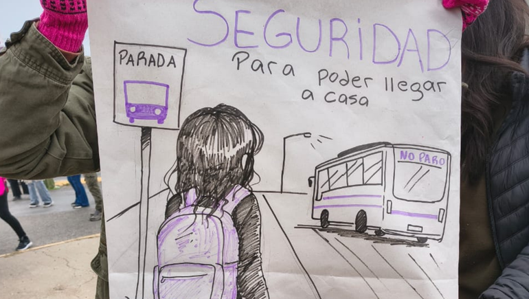Una estudiante esperó una hora el colectivo en la Ruta 22, no le paró y sufrió un grave ataque y robo