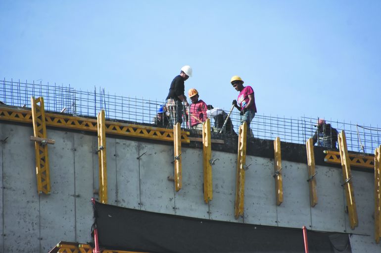 La construcción incrementa su mano de obra en la provincia.