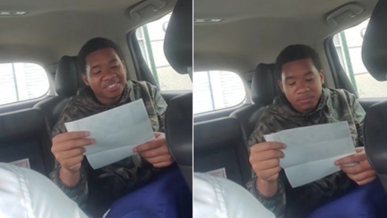 Un joven se hizo viral por la reacción que tuvo al ver los descuentos de su primer sueldo