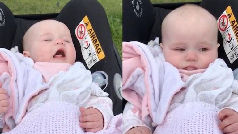 YouTube: sorprenden a bebé hablando mientras duerme